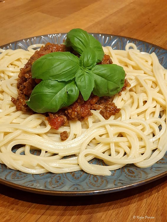 Spagetti och köttfärssås
