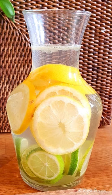 Citron lime vatten